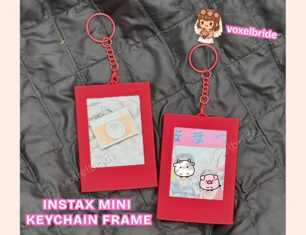 Instax Mini keychain photo frame, 3D printed